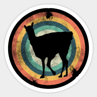 Vintage Llama Sticker